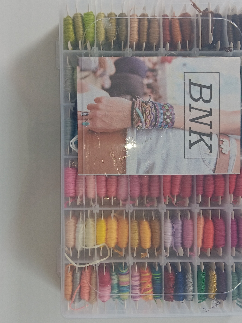 Multicolor Embroidery Floss Storage Box - Assorted Colors - Picture 2 of 3